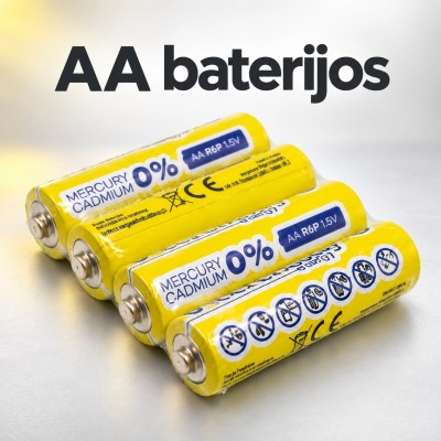 AA-Batterien R6P, 1,5 V, 4 Stück.