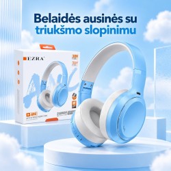 Belaidės ausinės su aktyviu triukšmo slopinimu EZRA BW95 Mėlynos Belaidės ausinės su aktyviu triukšmo slopinimu EZRA BW95 Mėlynos