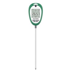 Dirvožemio drėgmės, temperatūros ir pH matuoklis su LCD ekranu Dirvožemio drėgmės, temperatūros ir pH matuoklis su LCD ekranu