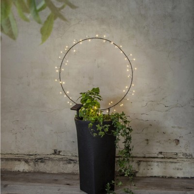 Saulės energija įkraunama lauko dekoracija „Barlumi“, 40 LED, Ø 40 cm