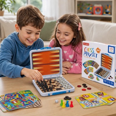 Brettspiel-Set „7 in 1“ mit...