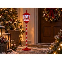 Kalėdinis LED žibintas su Kalėdų Seneliu, 150 cm Kalėdinis LED žibintas su Kalėdų Seneliu, 150 cm