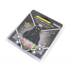 7.1 garso plokštė USB AUX