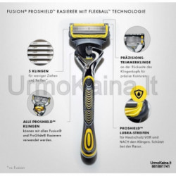 Gillette Fusion ProShield skutimosi peiliukai 8 vnt