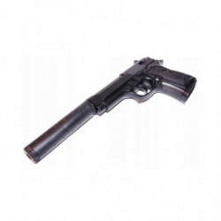 Beretta - Airsoft metalinis pistoletas su duslintuvu Beretta - Airsoft metalinis pistoletas su duslintuvu