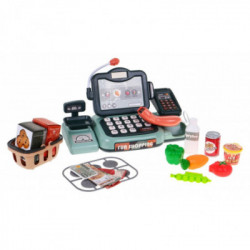 Vaikiškas kasos aparatas su barkodų ir kortelių skaitytuvu