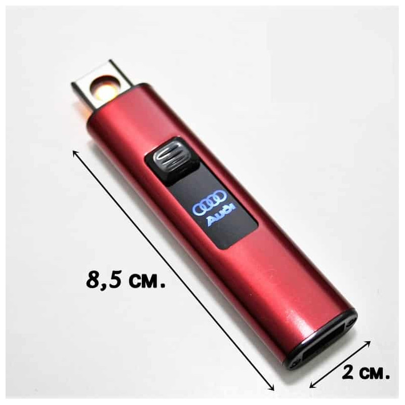 Elegantiškas, įkraunamas USB žiebtuvėlis Audi!