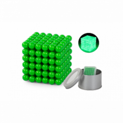 Neocube Magnastix šviečiantis tamsoje! 5mm – 216vnt
