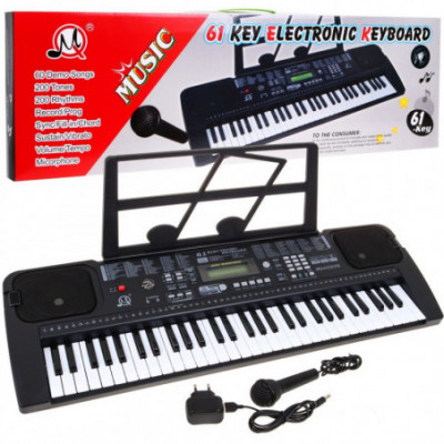 Sintezatorius su 200 tonų ir ritmų + MP3 ir USB