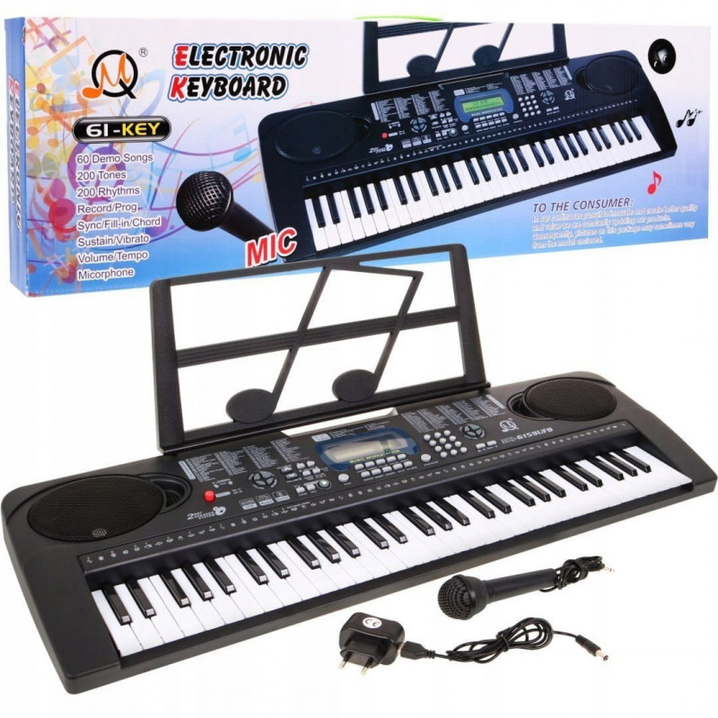 Sintezatorius su USB ir Bluetooth įvestimi 61-key Sintezatorius su USB ir Bluetooth įvestimi 61-key