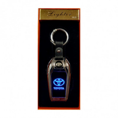 4in1 Pakabukas - Šviečiantis TOYOTA logotipas - Žibintuvėlis - Žiebtuvėlis