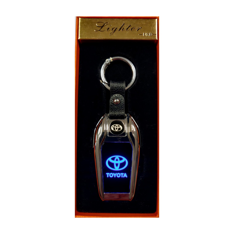 4in1 Pakabukas - Šviečiantis TOYOTA logotipas - Žibintuvėlis - Žiebtuvėlis