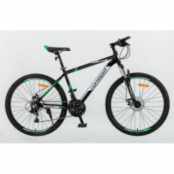 Kokybiškas dviratis 26" - aliuminis MTB rėmas
