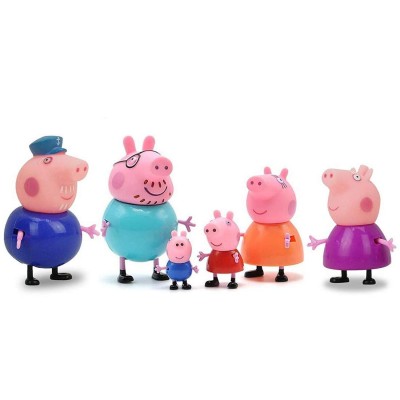 Peppa Pig Familienset 6-tlg.